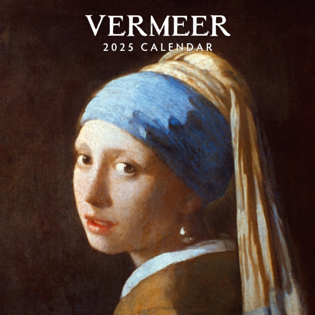 Jan Vermeer 2025 Square Wall Calendar