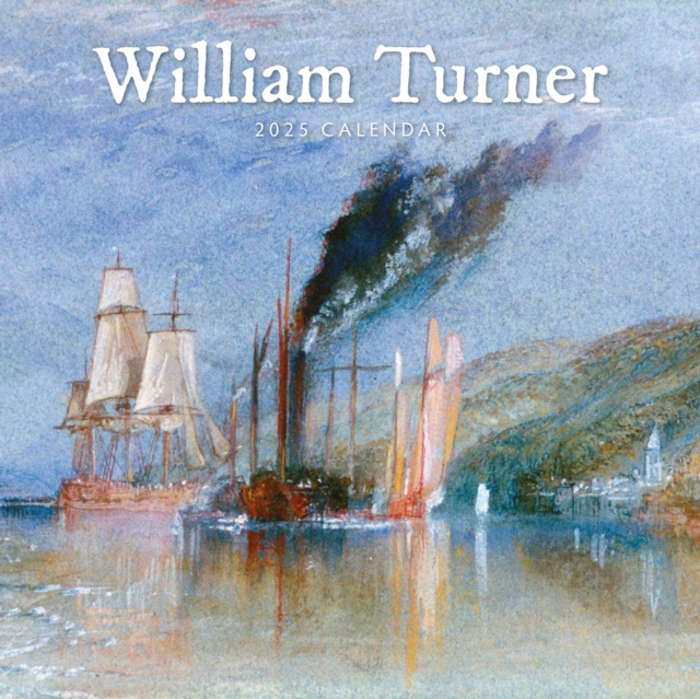 William Turner 2025 Square Wall Calendar