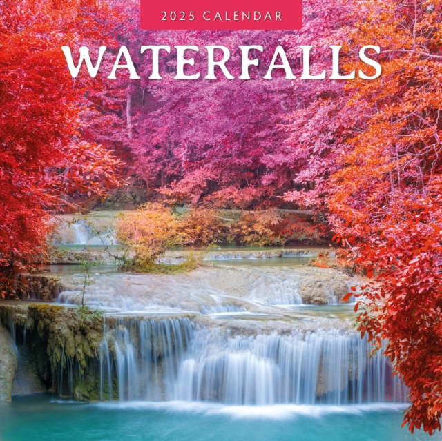 Waterfalls 2025 Square Wall Calendar