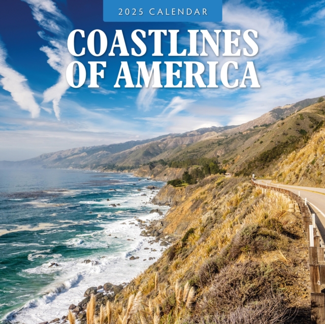 Coastlines of America 2025 Square Wall Calendar