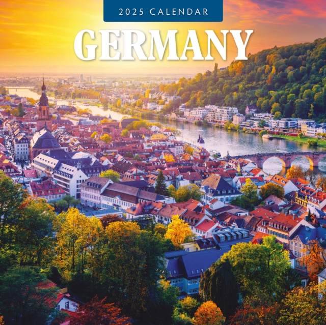 Germany 2025 Square Wall Calendar