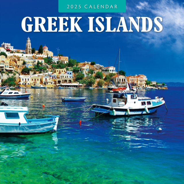 Greek Islands 2025 Square Wall Calendar