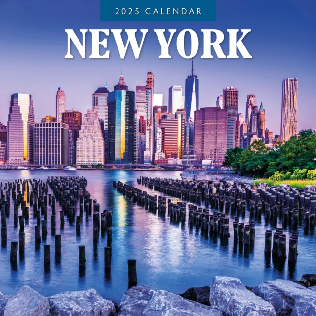 New York 2025 Square Wall Calendar