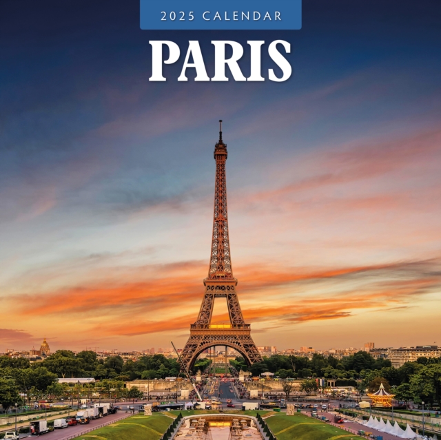 Paris 2025 Square Wall Calendar