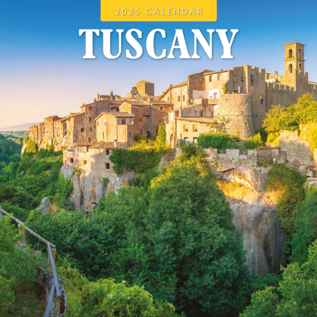 Tuscany 2025 Square Wall Calendar