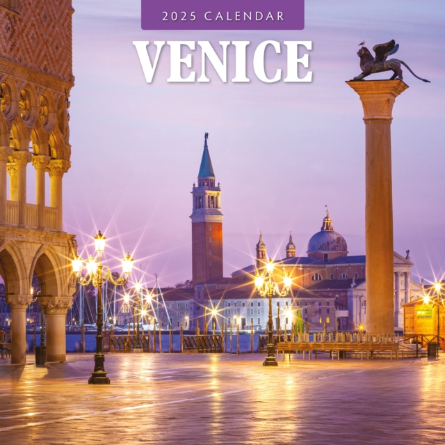 Venice 2025 Square Wall Calendar