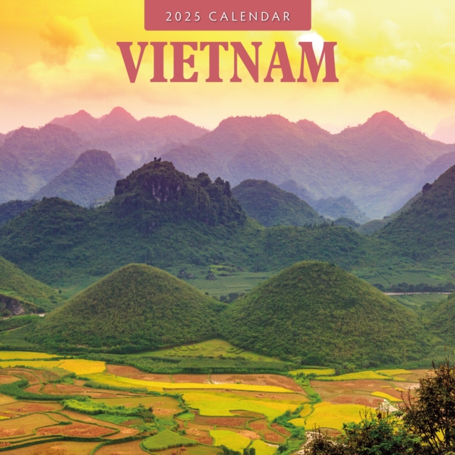 Vietnam 2025 Square Wall Calendar