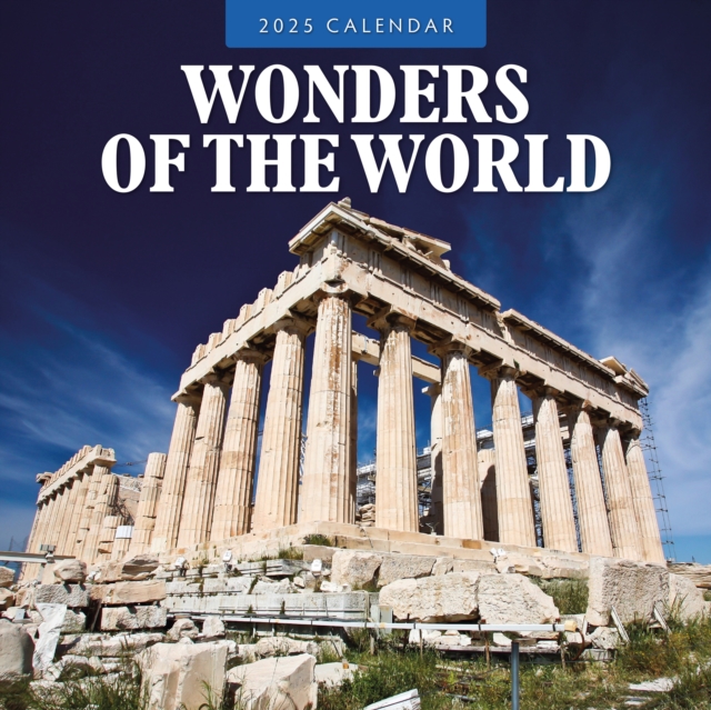 Wonders of the World 2025 Square Wall Calendar