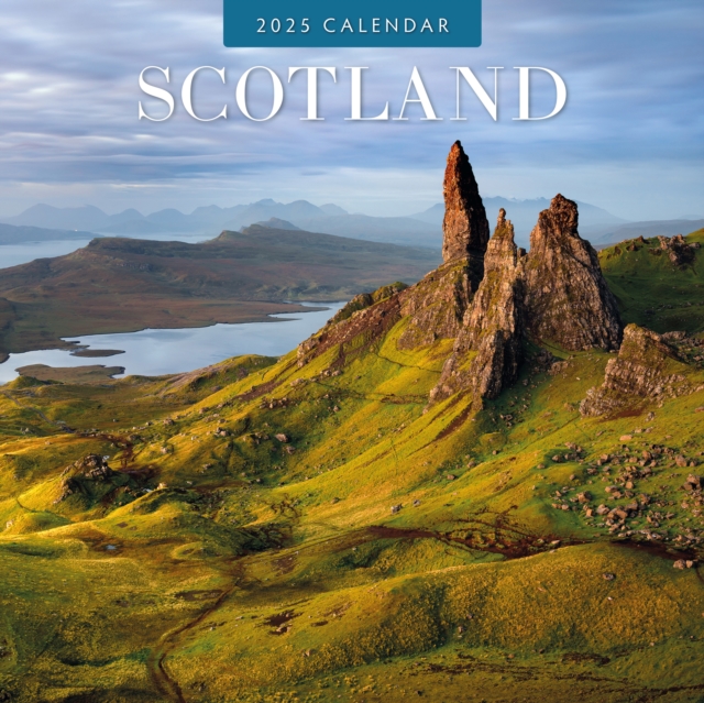 Scotland 2025 Square Wall Calendar