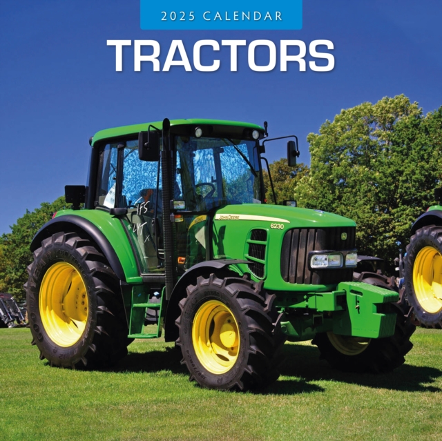 Tractors 2025 Square Wall Calendar