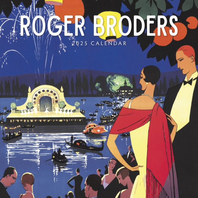 Roger Broders 2025 Square Wall Calendar