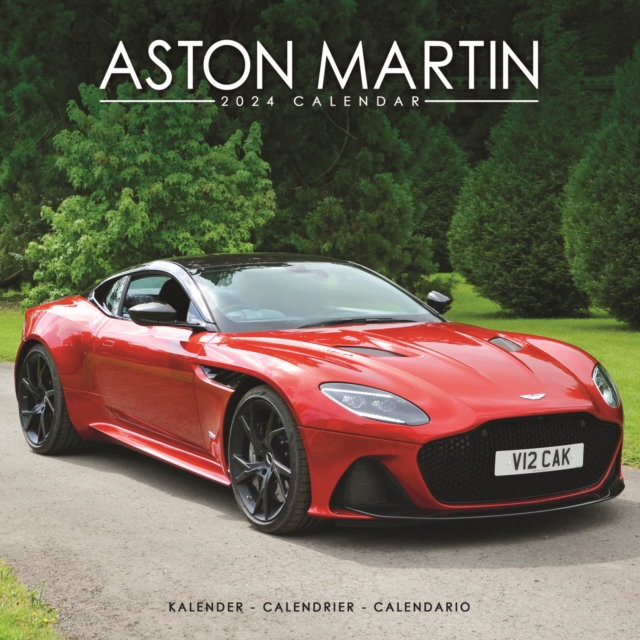 Aston Martin Calendar 2024  Square Car Wall Calendar - 16 Month