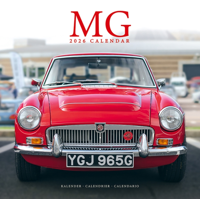 Mg Calendar 2026  Square Car Wall Calendar - 16 Month