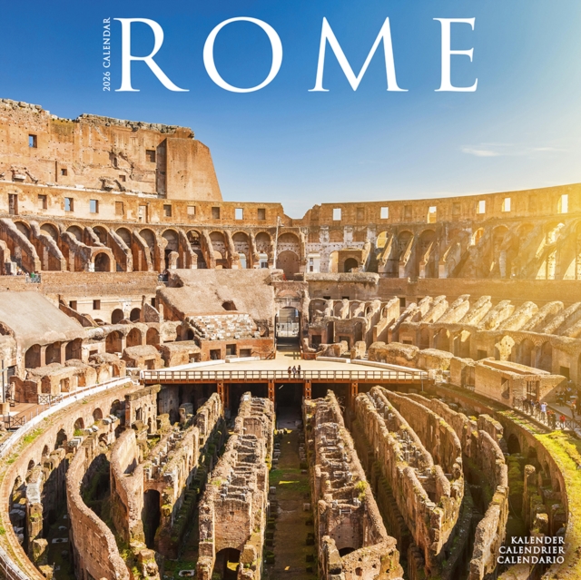 Rome Calendar 2026 Square Travel Wall Calendar - 16 Month