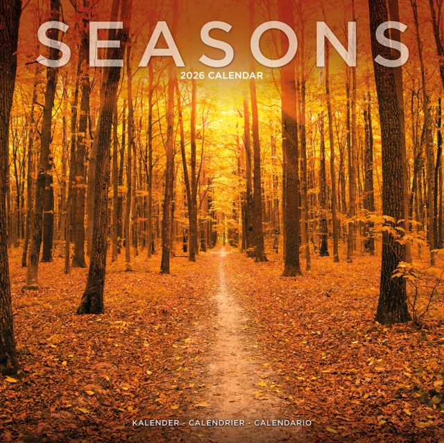 Seasons Calendar 2026 Square Scenic Wall Calendar - 16 Month