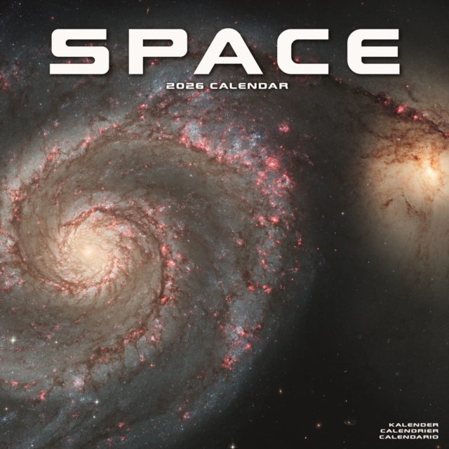 Space Calendar 2026  Square Wall Calendar - 16 Month