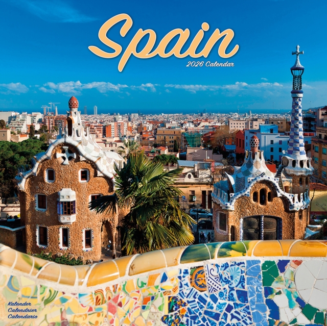 Spain Calendar 2026 Square Space Wall Calendar - 16 Month