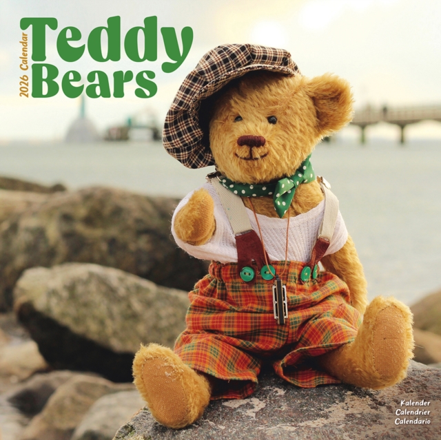 Teddy Bears Calendar 2026  Square Wall Calendar - 16 Month
