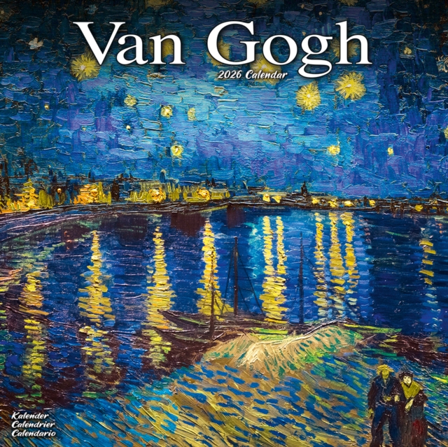Van Gogh Calendar 2026  Square Artist Wall Calendar - 16 Month