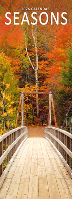 Seasons Slim Calendar 2026  Slimline Calendar - 12 Month