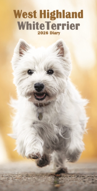 West Highland White Terriers Slim Diary 2026