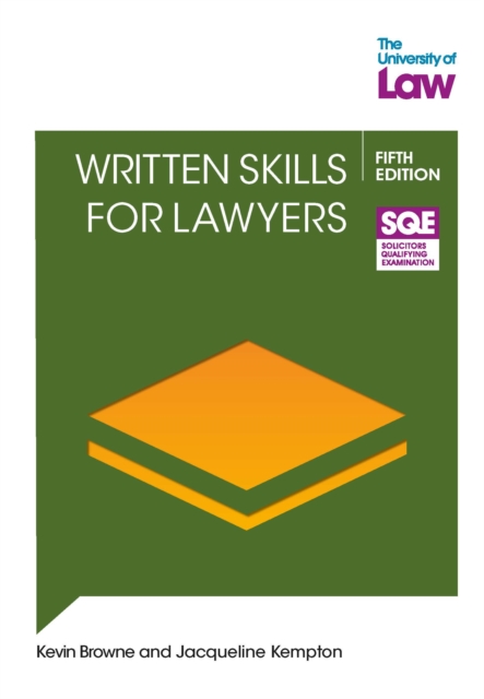 SQE2 Written Skills for Lawyers 5e