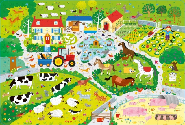 Usborne Book and Jigsaw On the Farm