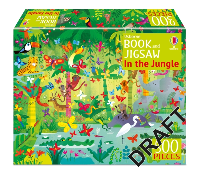 Usborne Book and Jigsaw In the Jungle