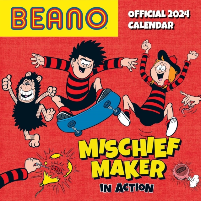 Official Beano 2024 Square Wall Calendar