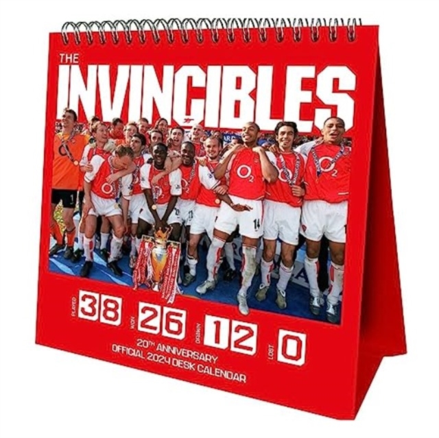 Arsenal FC Desk Easel Calendar 2024