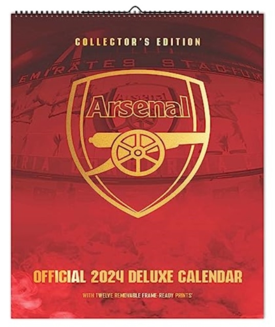 Arsenal FC A3 Deluxe Poster Calendar 2024