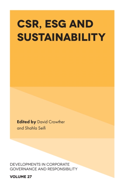 CSR, ESG and Sustainability