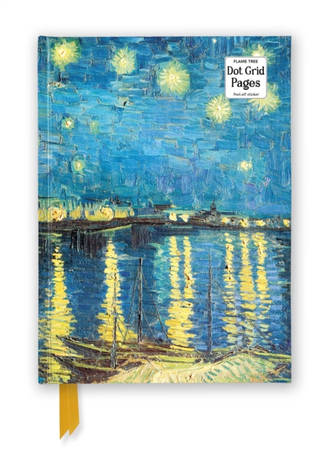Vincent van Gogh: Starry Night over the Rhone (Foiled Dot Grid Journal)