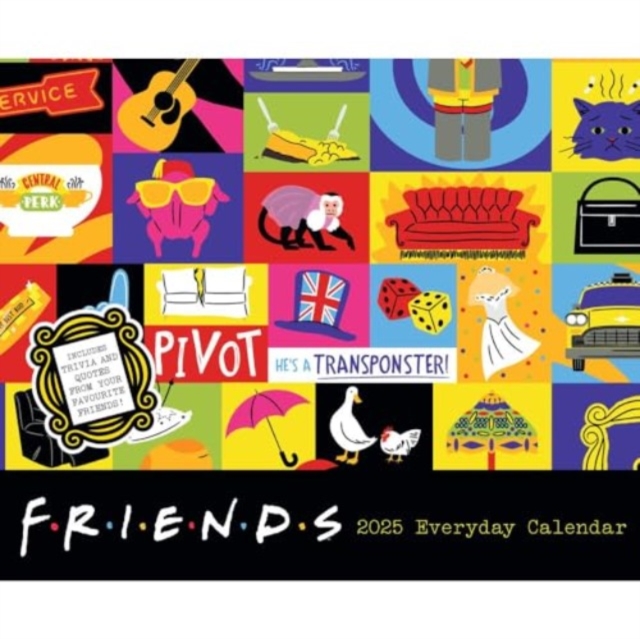 Friends Desk Block Calendar 2025