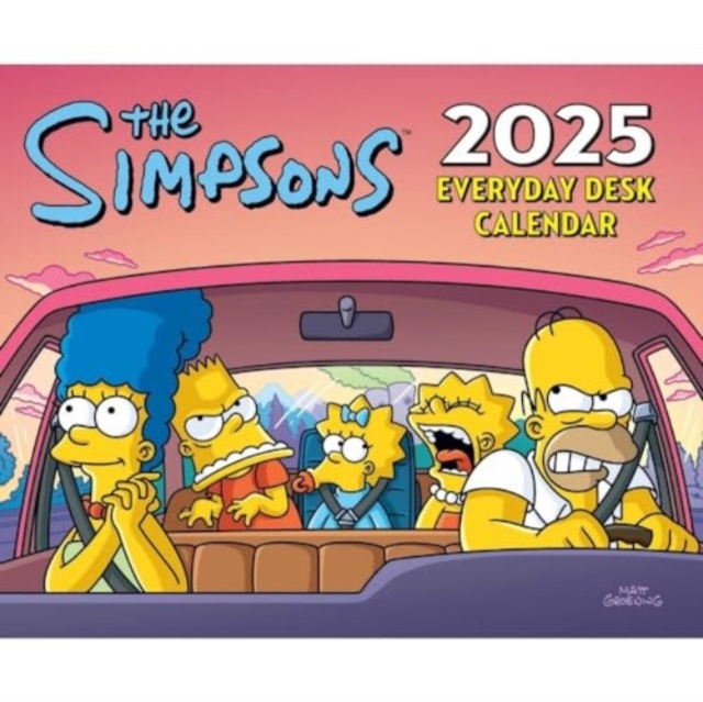 Simpsons Desk Block Calendar 2025