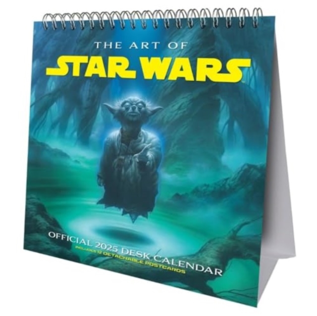 Star Wars Classic Post Card Desk Easel Calendar 2025