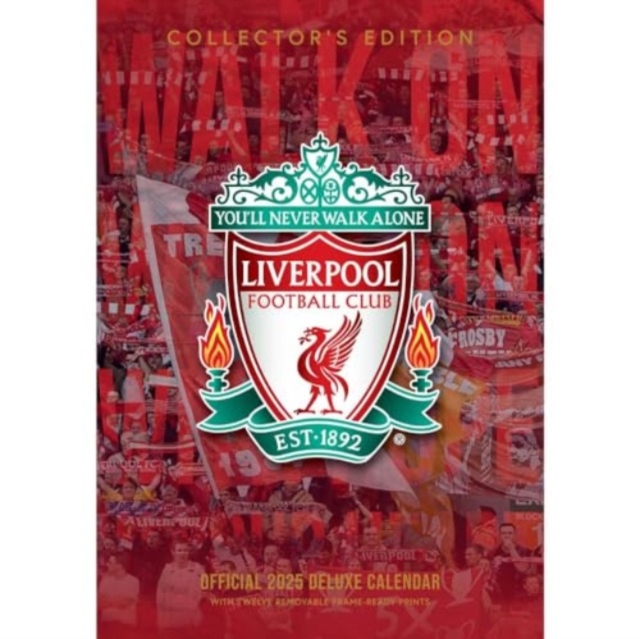 Liverpool FC A3 Deluxe Calendar 2025