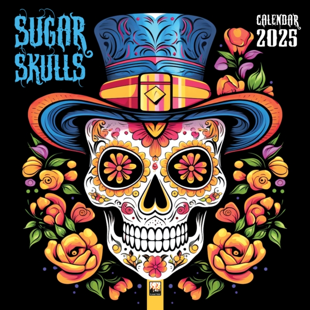 Sugar Skulls Wall Calendar 2025 (Art Calendar)