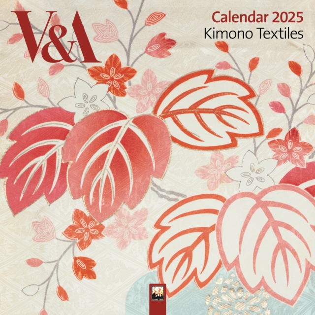 V&A: Kimono Textiles Wall Calendar 2025 (Art Calendar)