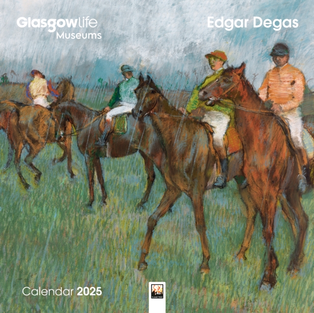 Glasgow Museums: Edgar Degas Wall Calendar 2025 (Art Calendar)