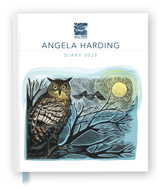 Angela Harding 2025 Desk Diary Planner - Week to View, Illustrated throughout