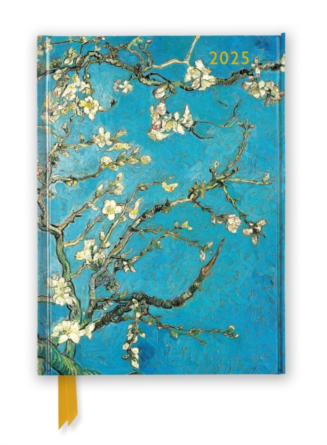 Vincent van Gogh: Almond Blossom 2025 Luxury Diary Planner - Page to View with Notes