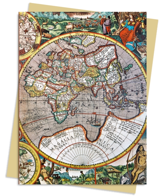 Pieter van den Keere: Antique Map Greeting Card Pack