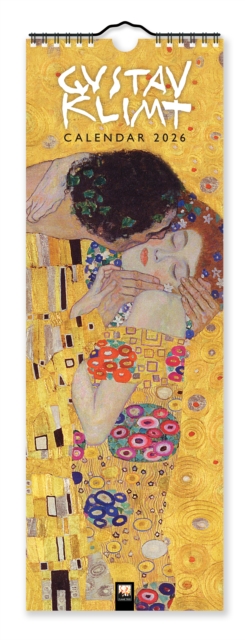 Gustav Klimt Slim Calendar 2026 (Art Calendar)