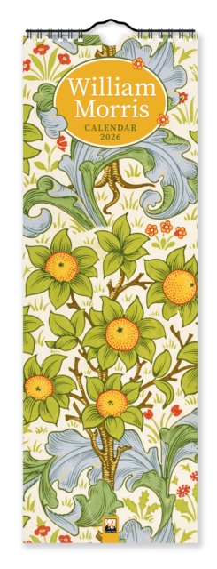 William Morris Slim Calendar 2026 (Art Calendar)