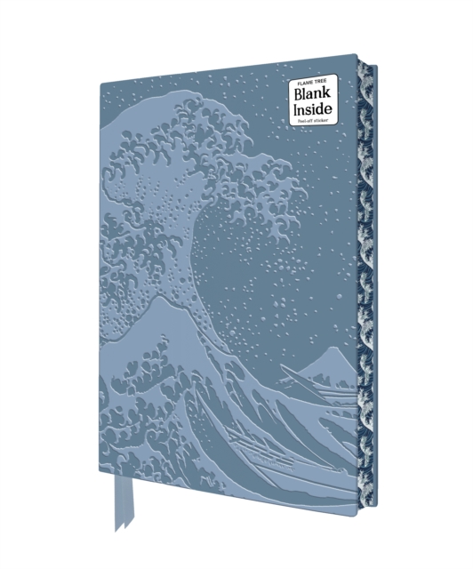 Katsushika Hokusai: Great Wave Artisan Art Blank Notebook (Flame Tree Journals)