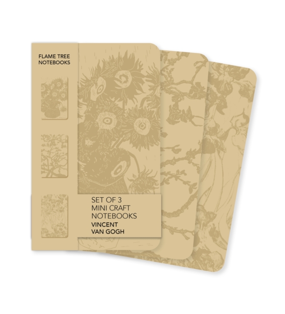 Vincent van Gogh Set of 3 Mini Craft Notebooks