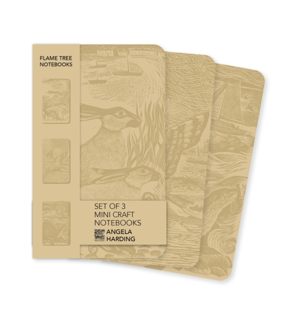 Angela Harding Set of 3 Mini Craft Notebooks