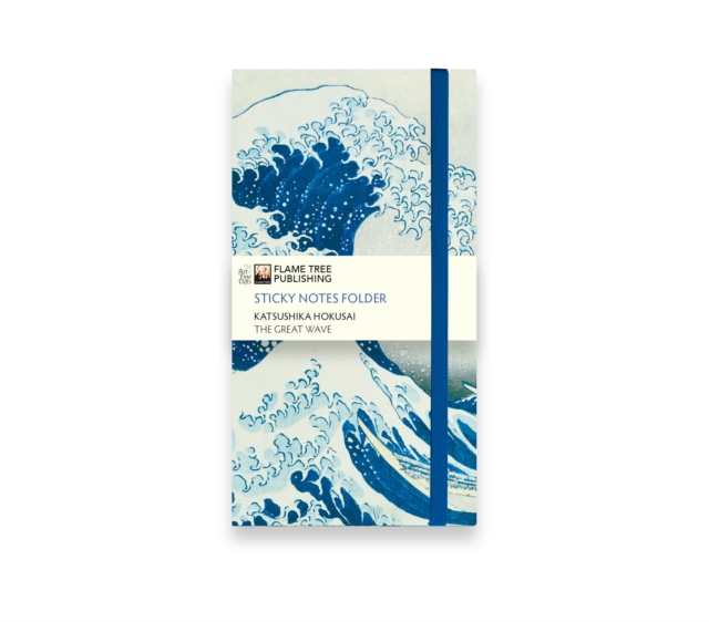 Katsushika Hokusai: The Great Wave Flame Tree Sticky Notes Folder