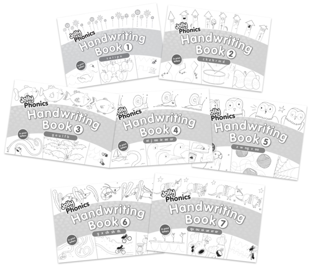 Jolly Phonics Handwriting Books Complete Set (1-7)